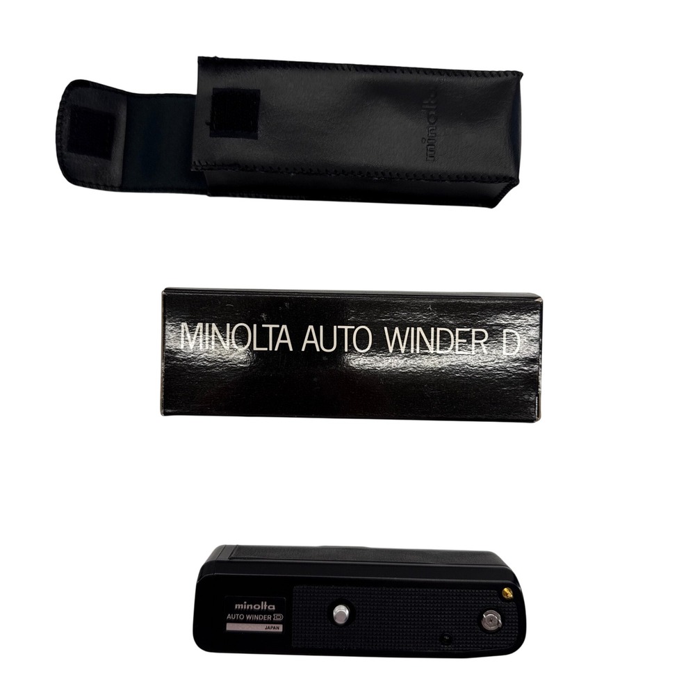 Minolta Auto Winder D for XD Series Film Cameras with Case, Box Japan 8731-107